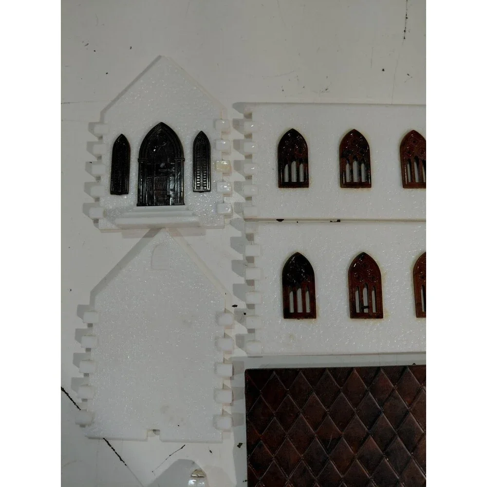 Plasticville O/S Gauge Model Railroad Scenery Church Building Kit